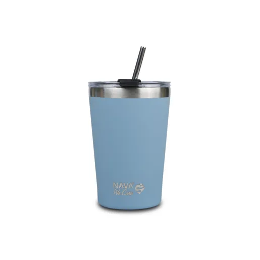 NAVA NV10-262-111 TERMO PUTNA ŠOLJA SA SLAMKOM 450ML PLAVA