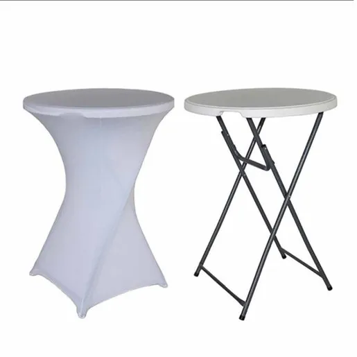 Navlaka za barski sto, bela