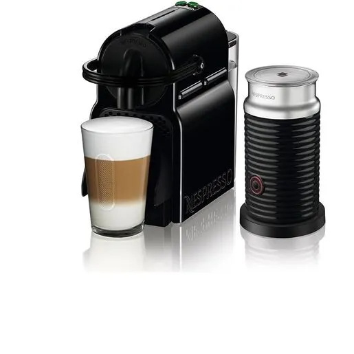Nespresso aparat za kafu Inissia Crni & Aeroccino