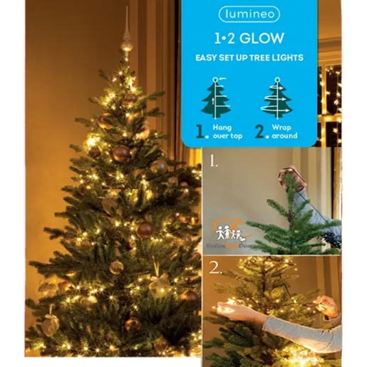 Novogodišnje LED 1-2 glow basic za jelke240cm 8 nivoa sijalica 283L 0.58kgs 495463