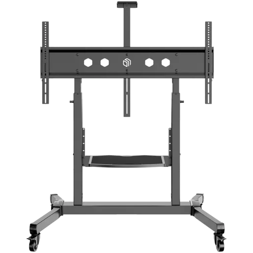 ONKRON Mobile TV Stand Rolling TV Cart for 50 to 100-Inch Screens up to 120 kg, black