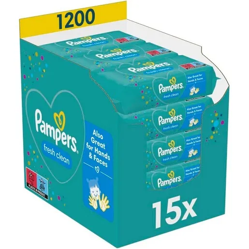 Pampers Maramice Fresh Clean 15X80 Kom