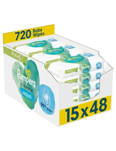 Pampers Maramice Harmonie Aqua 15X48 Kom
