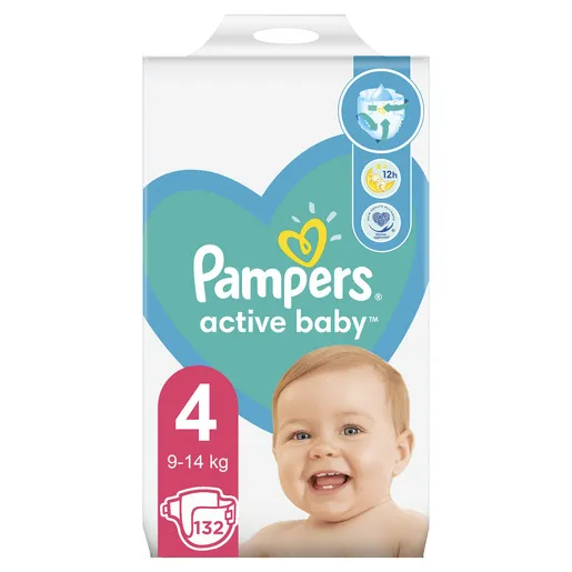 Pampers Pelene Active Baby MB 4 132 Kom