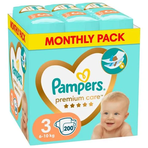 Pampers Pelene Premium MSB 3 200 Kom