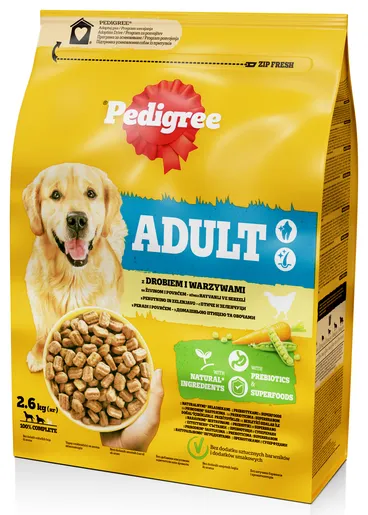 Pedigree briketi živina i povrće 2.6kg