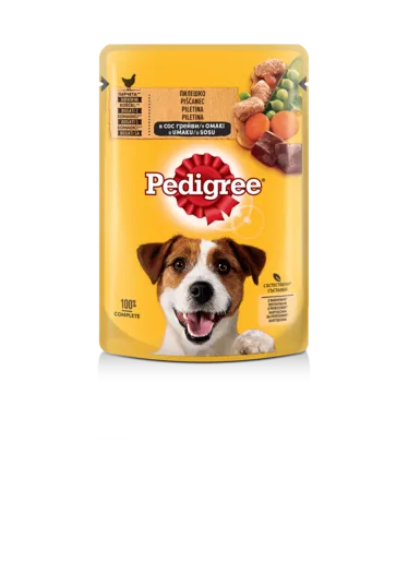 Pedigree kesica, piletina i povrce 100g