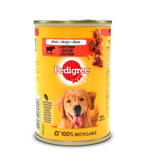 Pedigree konzerva, govedina 400g
