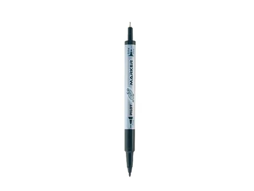 PILOT MARKER  CD/DVD TWIN F/EF CRNI
