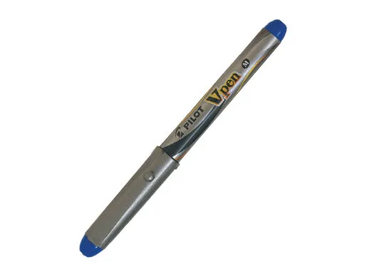 PILOT NALIV PERO  V PEN SILVER MEDIUM PLAVO