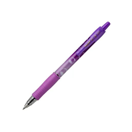 PILOT ROLER  G2 BUBBLE 2025 LJUBIČASTI GRADIENT 0,7 PLAVI ISPIS