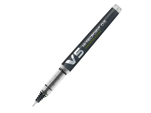 PILOT ROLER  V5 HI-TECPOINT 0.5 REFILLABLE CRNI