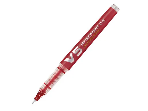 PILOT ROLER  V5 HI-TECPOINT 0.5 REFILLABLE CRVENI