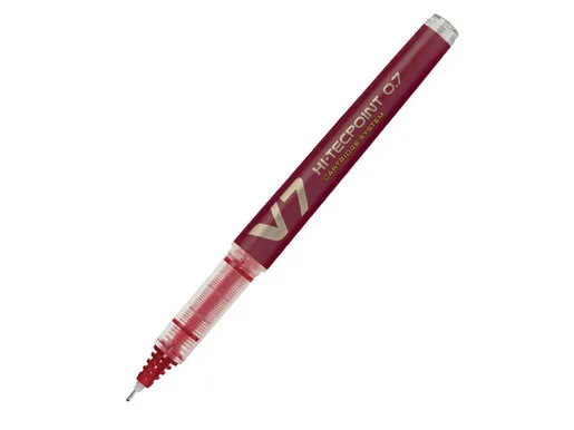 PILOT ROLER  V7 HI-TECPOINT 0.7 REFILLABLE CRVENI