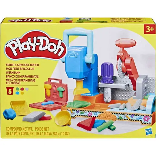 PLAY-DOH STAMP N SAW TOOL BENCH F9141