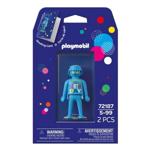 Playmobil čestitka sa figurom rođendan