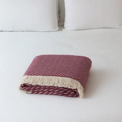 Prekrivač summer blanket 160x200 - burgundi