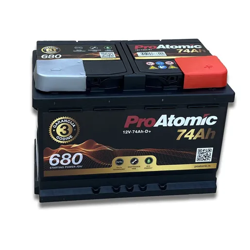ProAtomic akumulator 12V 74Ah D+
