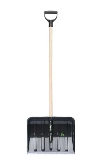 Prosperplast Lopata za sneg 41 Eco crna sa drvenom drškom PR ILT41-S411