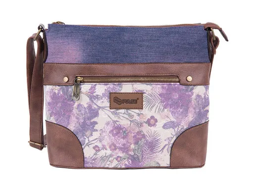 PULSE  TORBA NA RAME JEANS FLORAL