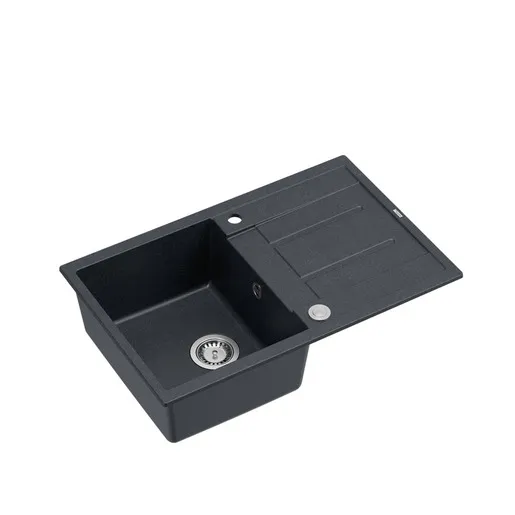 Quadron MORGAN 111 GraniteQ, ugr Sudopera 1 posuda crna/steel HB8203U8-BS_P2O