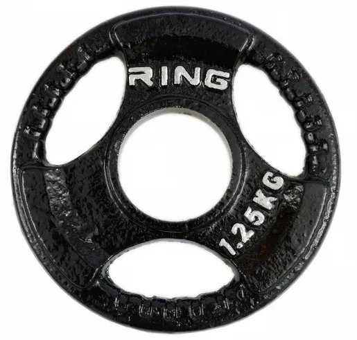 RING Olimpijski tegovi liveni sa hvatom 1x 1,25kg RX PL14-1,25