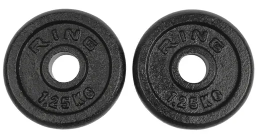RING Tegovi 2x1.25kg crni standardni liveni - RX PLO1-1.25