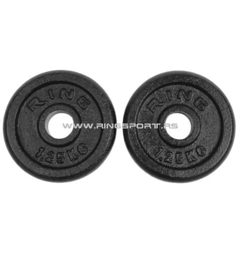 Ring Tegovi 2x1.25kg crni standardni liveni - RX PLO1-1.25