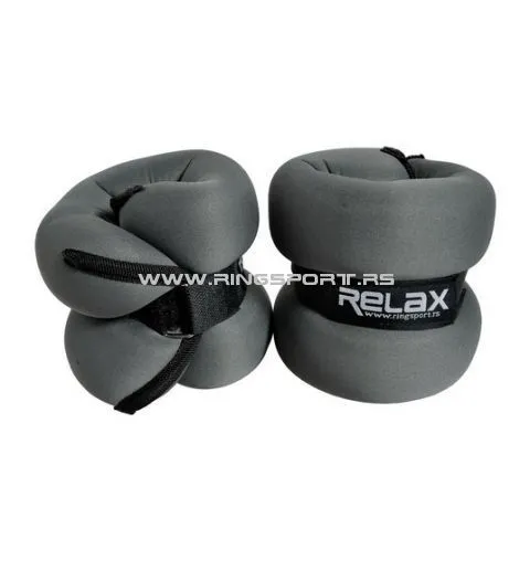 Ring Tegovi sa čičkom od 2x 2kg (tamno sivi) - RX AW 2201