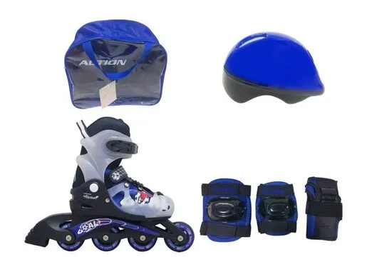 Roler pw-116a goal plavi set pvc abec5 m(34-37)