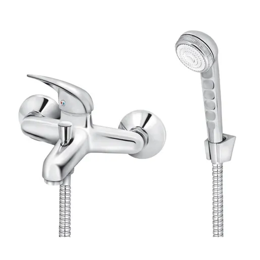 Rosan JP331001 Perla Chrome baterija (slavina) za tuš sa izlivom i ručnim tuš setom