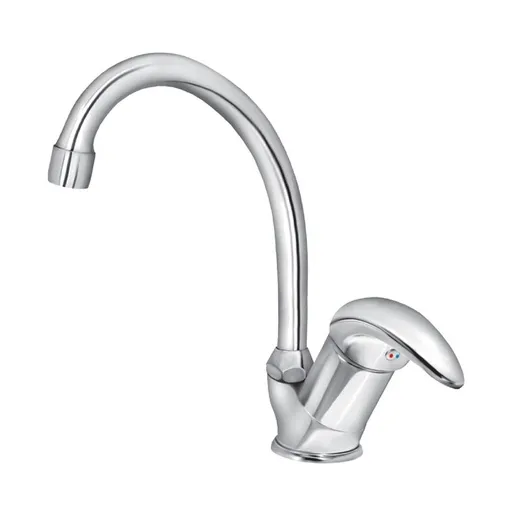 Rosan JP382001 Perla 190 Chrome baterija (slavina) za sudoperu sa pokretnim izlivom od 200mm