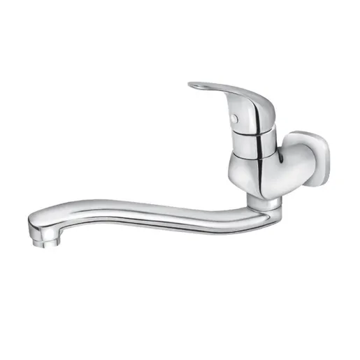 Rosan JP522S20 Perla 200 Chrome baterija (slavina) zidna za hladnu ili predmešanu vodu sa ovalnim izlivom