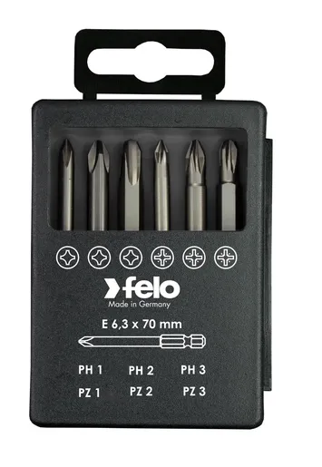 Set bitova felo industrial bit-box profi 73 mm ph/pz 03291716 6 kom