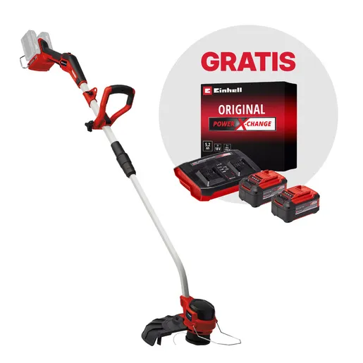 Set Einhell GP-CT 36/35 LI BL solo, Aku. Trimer + 2x5,2Ah & Twincharger Starter set