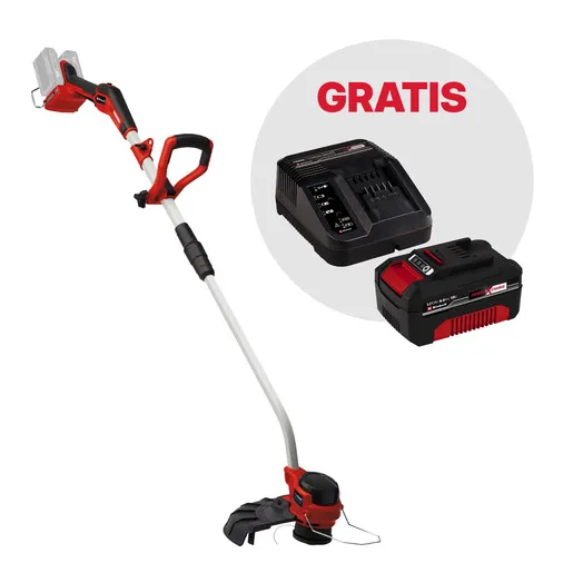 Set Einhell GP-CT 36/35 Li BL-Solo, Aku. Trimer + Power-X-Change 18V 4,0 Ah Starter-Kit, Komplet punjač i baterija