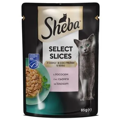 Sheba kesica, losos, sos 85g