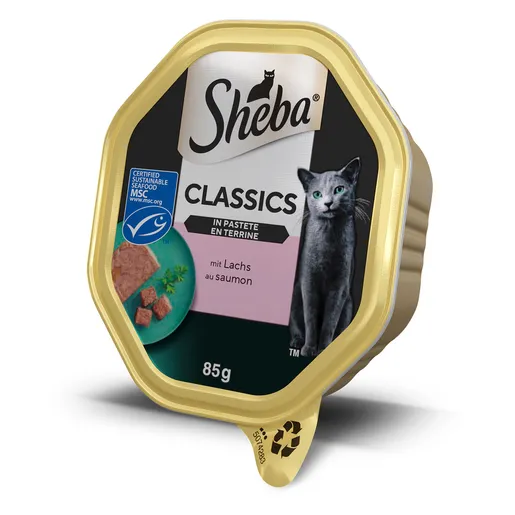 Sheba posuda,CLAS.losos vekna 85g