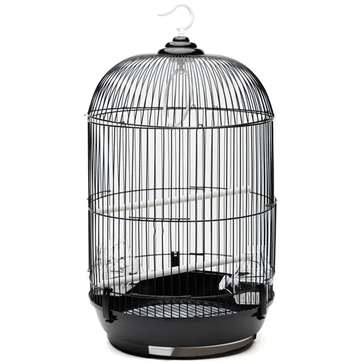 Sklopivi kavez za ptice - LUX crni 305H