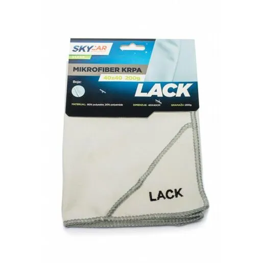 Skycar Clean mikrofiber krpa za lakirane površine 40X40cm 200gr