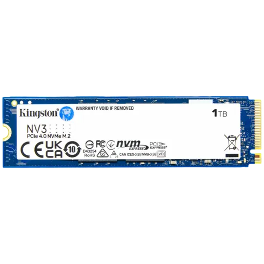 SSD 1TB Kingston NV3 M.2 NVMe (SNV3S/1000G)