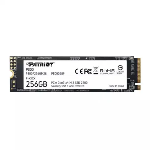 SSD 256GB Patriot P300 M.2 NVMe (P300P256GM28)