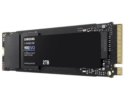 SSD 2TB Samsung 990 EVO M.2 NVMe (MZ-V9E2T0BW)