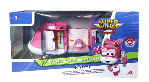 SUPER WINGS Dizzy Rescue helikopter Playset
