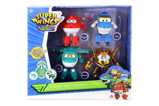 SUPER WINGS transformacija 4pk-Supercharged avion i Golden Boy i Tino i Tony