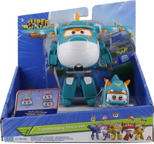 SUPER WINGS transformacija Tino i Tino drugar