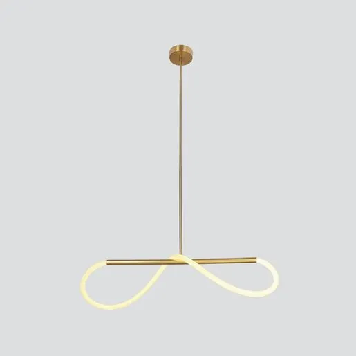 Supreme Viseća Lampa 80cm Zlatna 18W LED 3000K