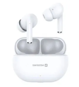 SWISSTEN PRO TUNE WHITE BLUETOOTH TWS EARPHONES