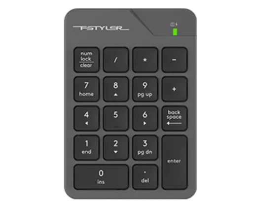 Tastatura A4 TECH FGK21C FSTYLER 2.4G Wireless Numeric Keypad USB Type-C siva