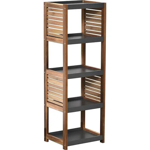 Tendance acacia kupatilski ormaric sa 5 polica 37x30x109cm mdf